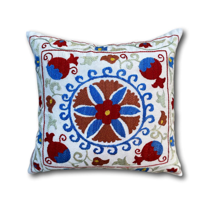 Cotton Suzani cushion cover, 43 x 46 cm (SU09)