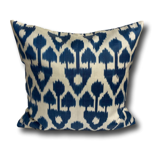 IKAT cushion cover - Navy Tribal - 50 x 50 cm