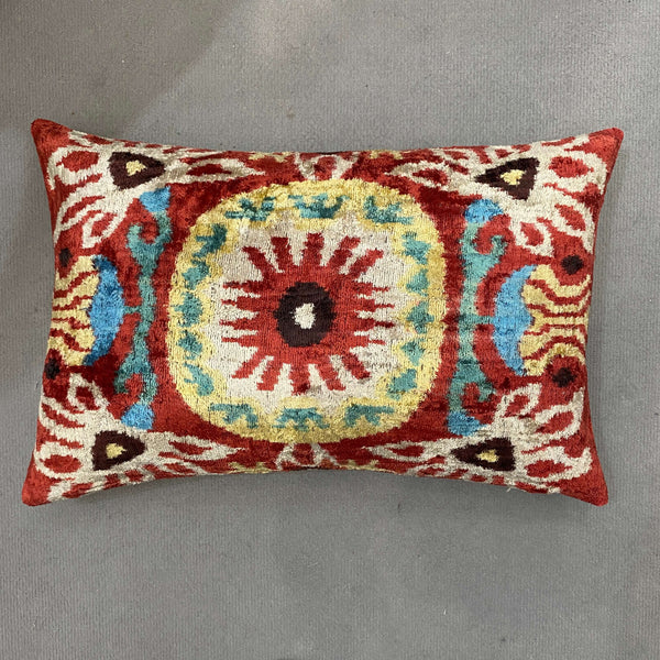 Velvet cushion cover - Multicolour - 40 x 60 cm