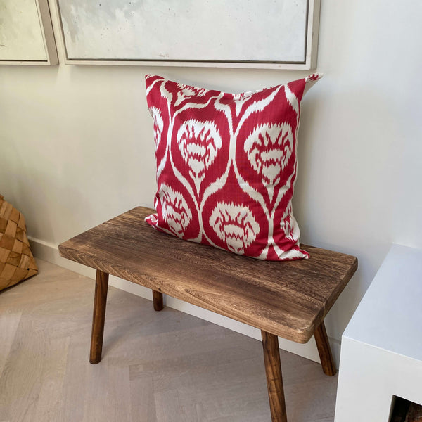 IKAT cushion cover - Red -  60 x 60 cm