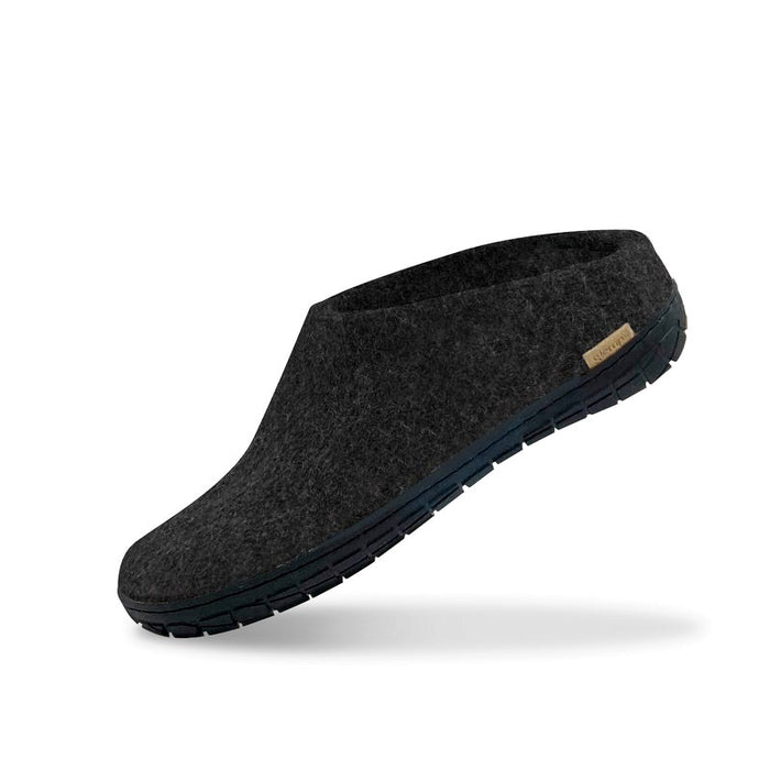Black Edition - Glerups slip-on with black rubber soles