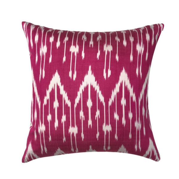 IKAT cushion cover - Neon Pink - 40 x 40 cm