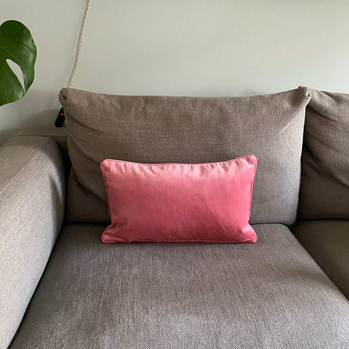 Velvet cushion cover - Candy Pink-  30 x 50 cm