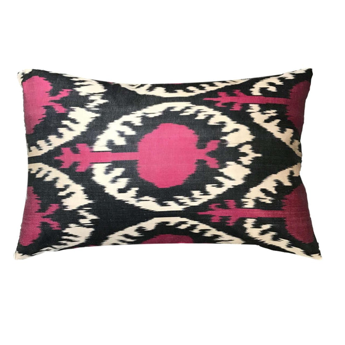 IKAT cushion cover - Cherry Pom - 40 x 60 cm
