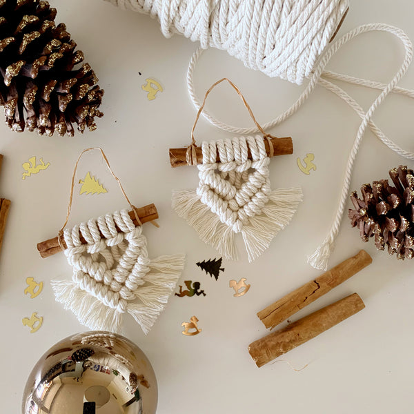 DIY Macrame Christmas Decoration Kit