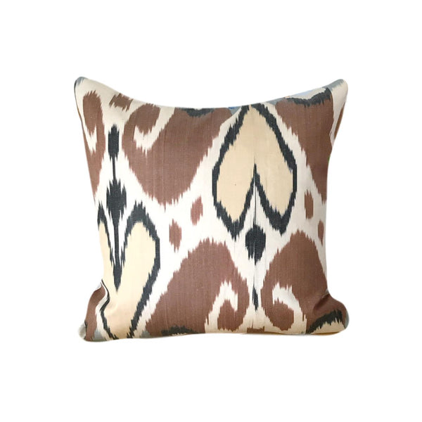 IKAT cushion cover - Brown - 45 x 45 cm