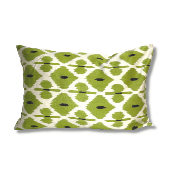 IKAT cushion cover - Green Eyes - 40 x 60 cm