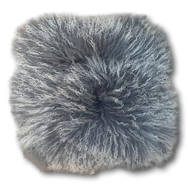 Sheepskin Seat Pad - Tibetan Curly Wool - Snow Tips