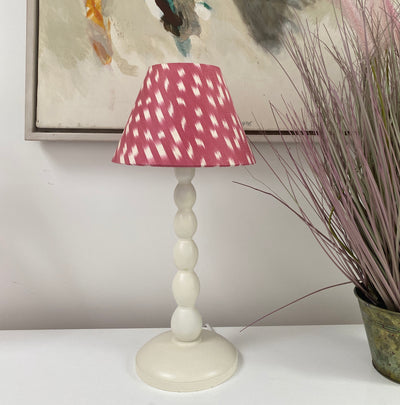 Handmade Ikat Empire Mini Lampshade - Pink Confetti - Dia 20 cm