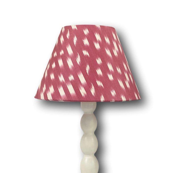 Handmade Ikat Empire Mini Lampshade - Pink Confetti - Dia 20 cm