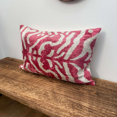 Velvet cushion cover - Pink - 40 x 60 cm