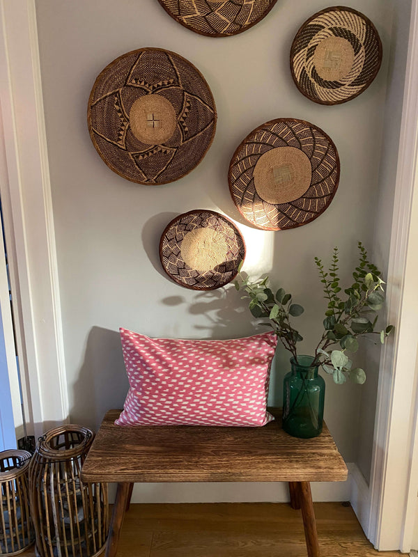 IKAT cushion cover -  Pink Confetti - 40 x 60 cm