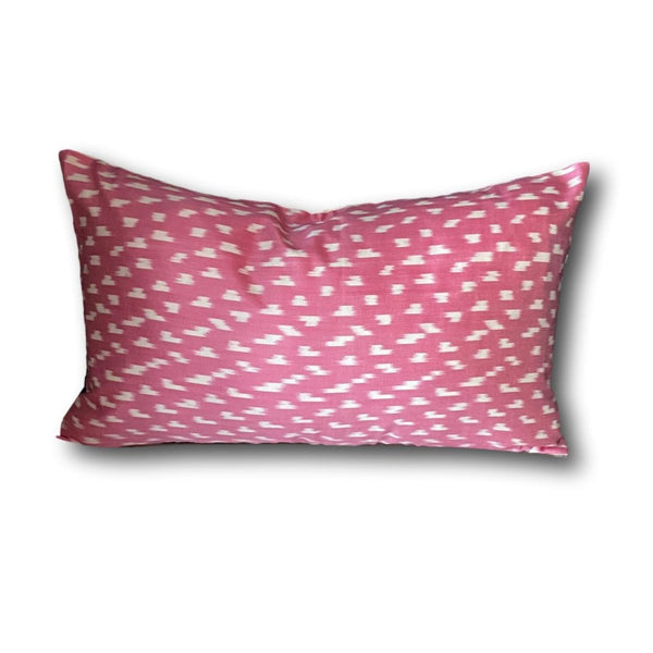 IKAT cushion cover -  Pink Confetti - 30 x 50 cm