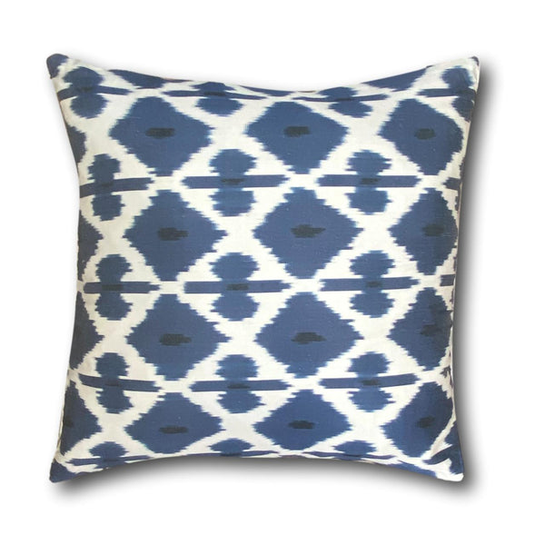 IKAT cushion cover - Denim - 50 x 50 cm