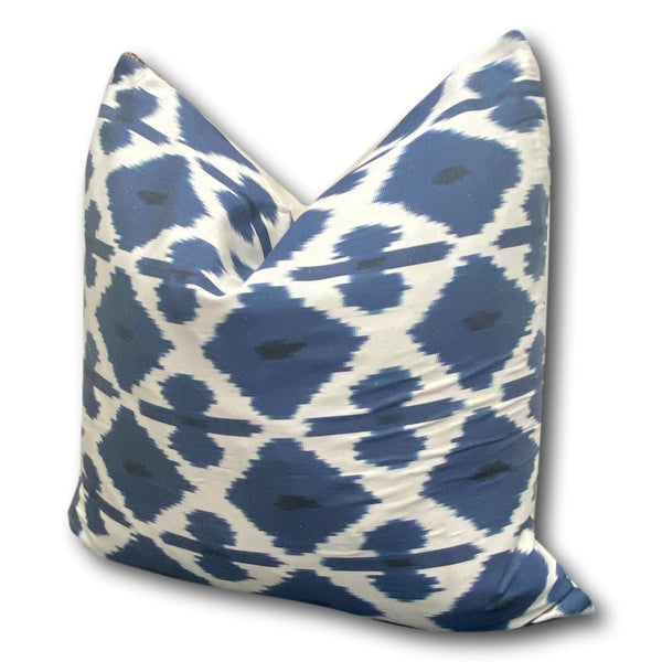 IKAT cushion cover - Denim - 50 x 50 cm