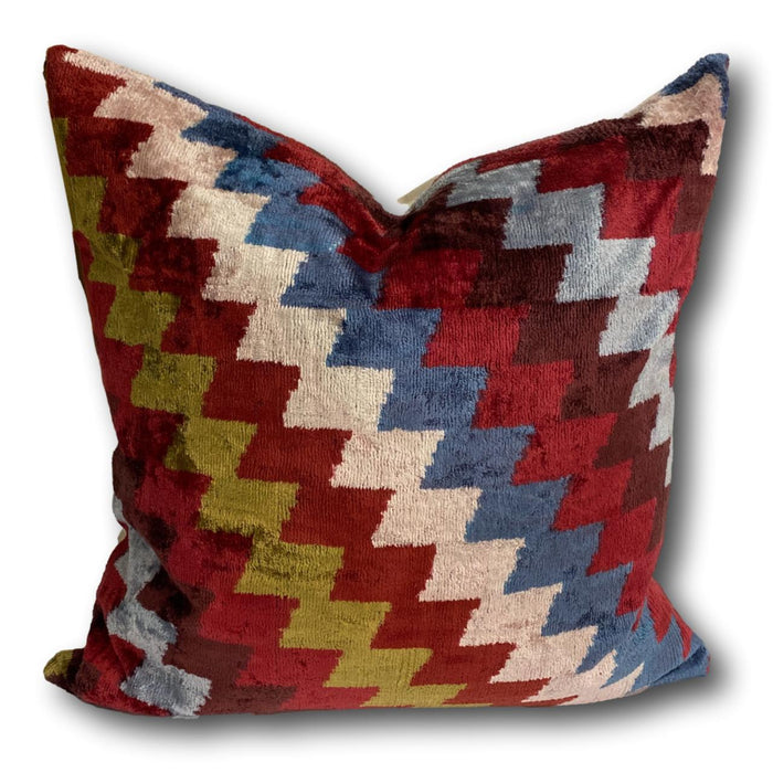 IKAT cushion cover -Velvet Kilim  -  50 x 50 cm