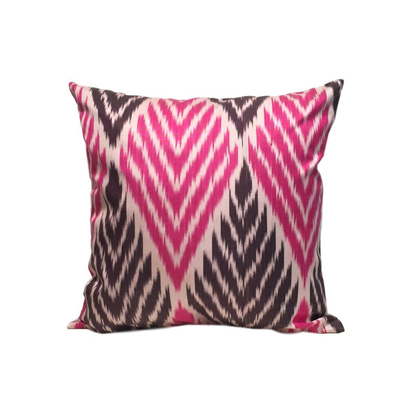 Pink Chevron IKAT Cushion Cover 45 x 45 cm - my little wish
