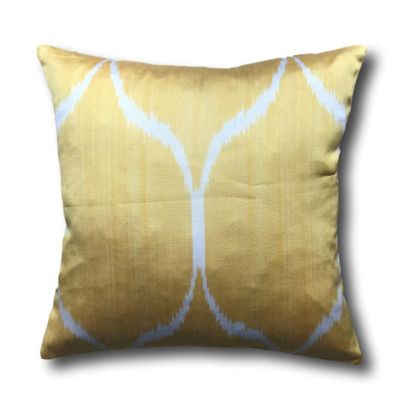 IKAT cushion cover - Yellow - 40 x 40 cm