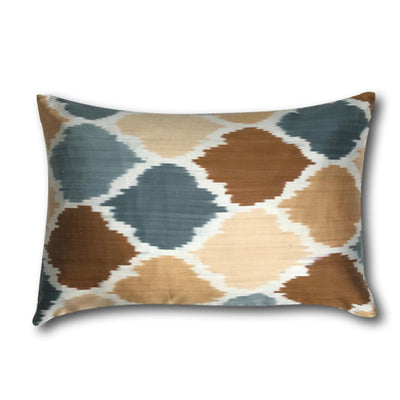 IKAT cushion cover - Brown and Grey - 40 x 60 cm