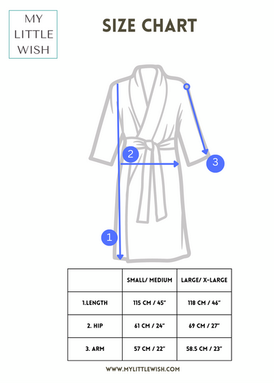 Hooded Unisex Linen Robe - Navy