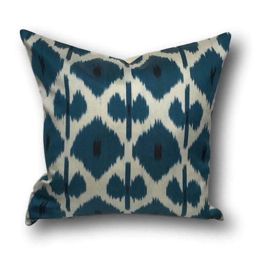 IKAT cushion cover -Blue Eye-  50 x 50 cm