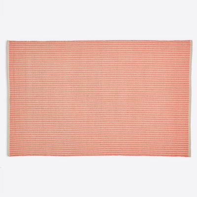 Brighton Stripe Rug - Coral - 110 x 60 cm