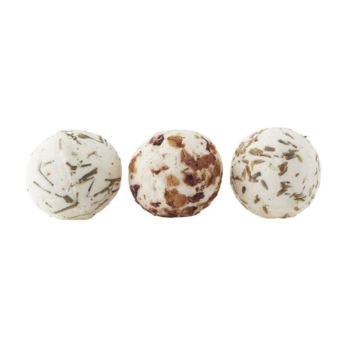 meraki shea butter soap balls - lavender, lemongrass and rose - 45 grams