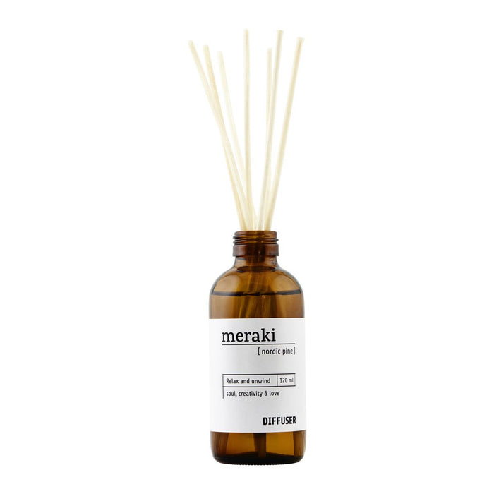 meraki diffuser with Nordic pine scent