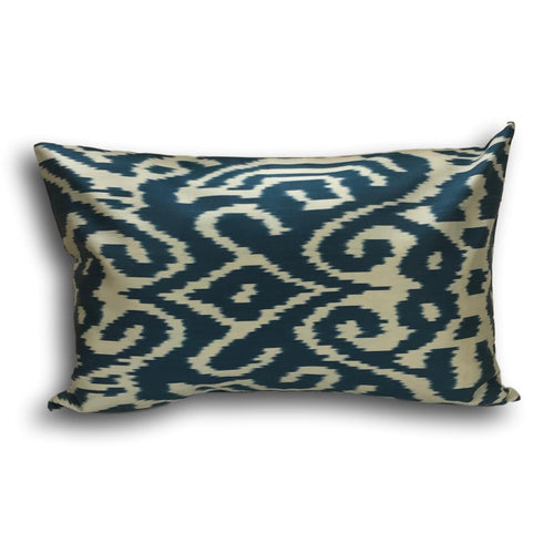 IKAT cushion cover - Navy Blue - 40 x 60 cm