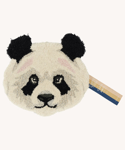 Plumpy Panda Head Rug - small