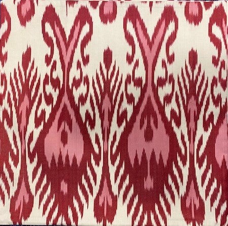 IKAT cushion cover - Red and Pink 50 x 50 cm