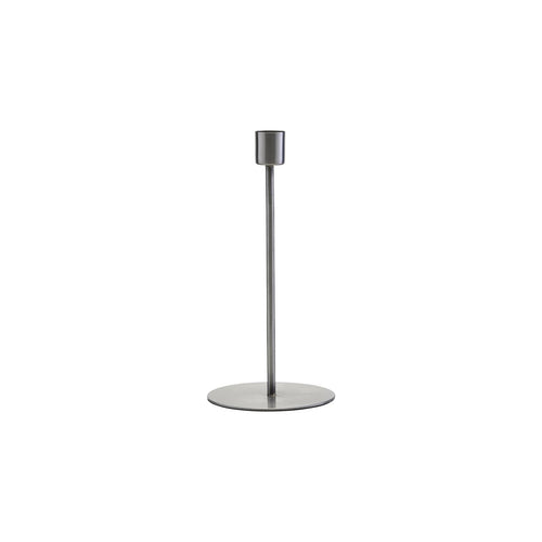 House Doctor Candle Holder, Anit Silver Large